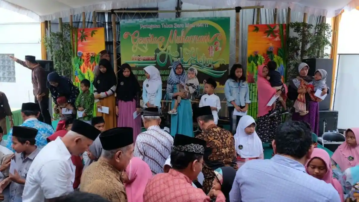 Peringatan Tahun Baru Islam, Warga Perum Dliko Indah Salatiga Santuni Anak Yatim