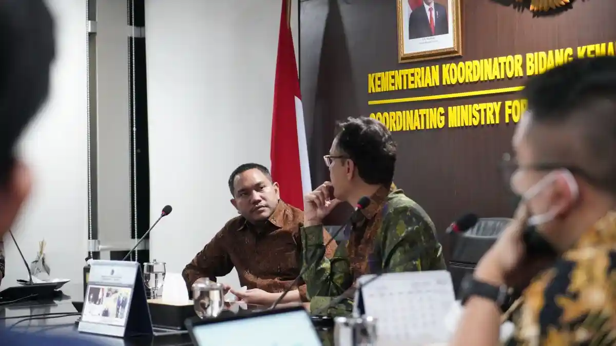 Peningkatan Mutu Jalan Pagindar, Bupati Pakpak Bharat Franc Tumanggor Datangi Kantor Kemenko Marves