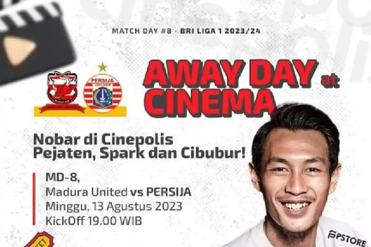 Tiket Persija VS Madura United Sudah Bisa Dibeli, Awas Jakmania Didenda Rp 25 Juta