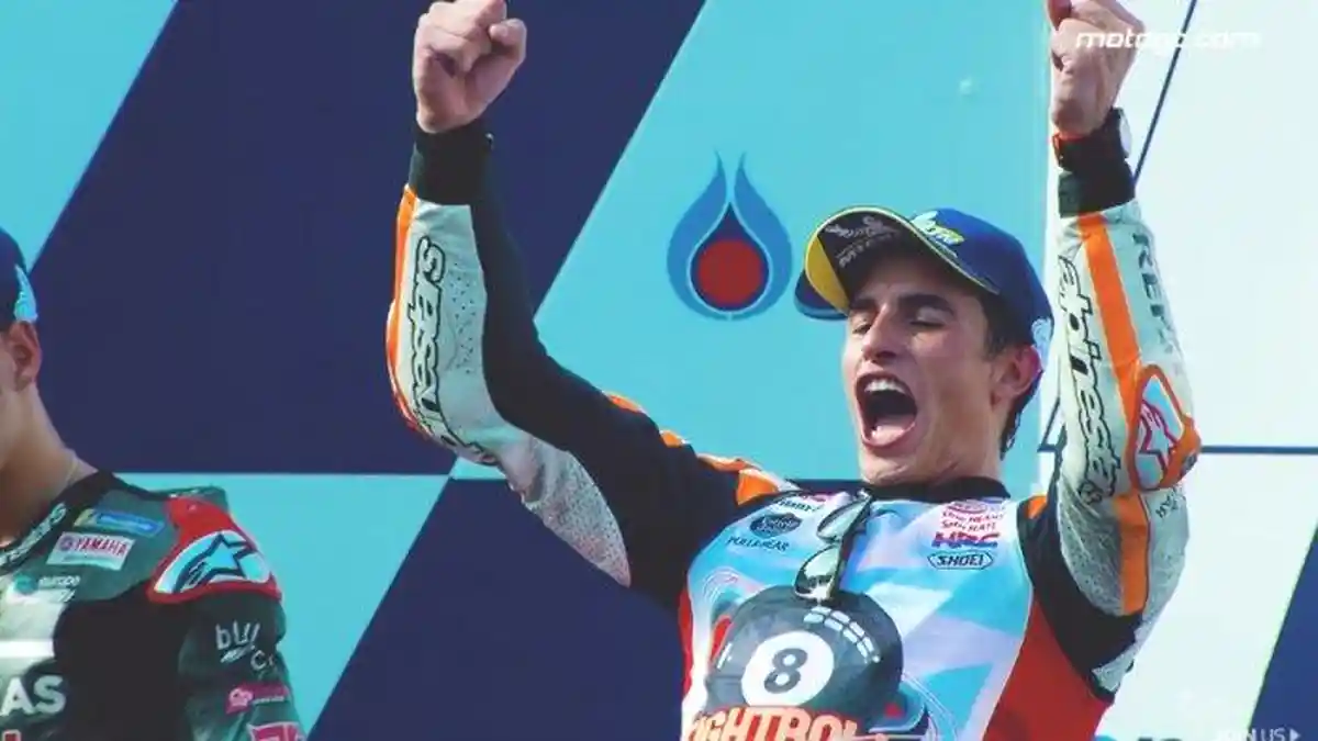 Pembalap MotoGP Marc Marquez Buka El Clasico Barcelona vs Real Madrid