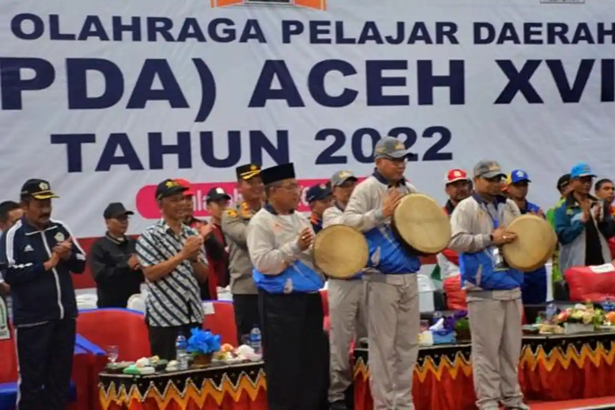 Gubernur Aceh Buka Popda Aceh 2022 di Meulaboh, Ini Pesannya