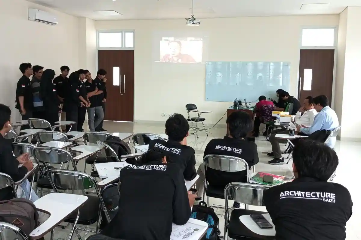 Isi Ujian Akhir Semester, Mahasiswa Arsitektur UIN Saizu Berkompetisi Rancang Desain Rumah Banyumas