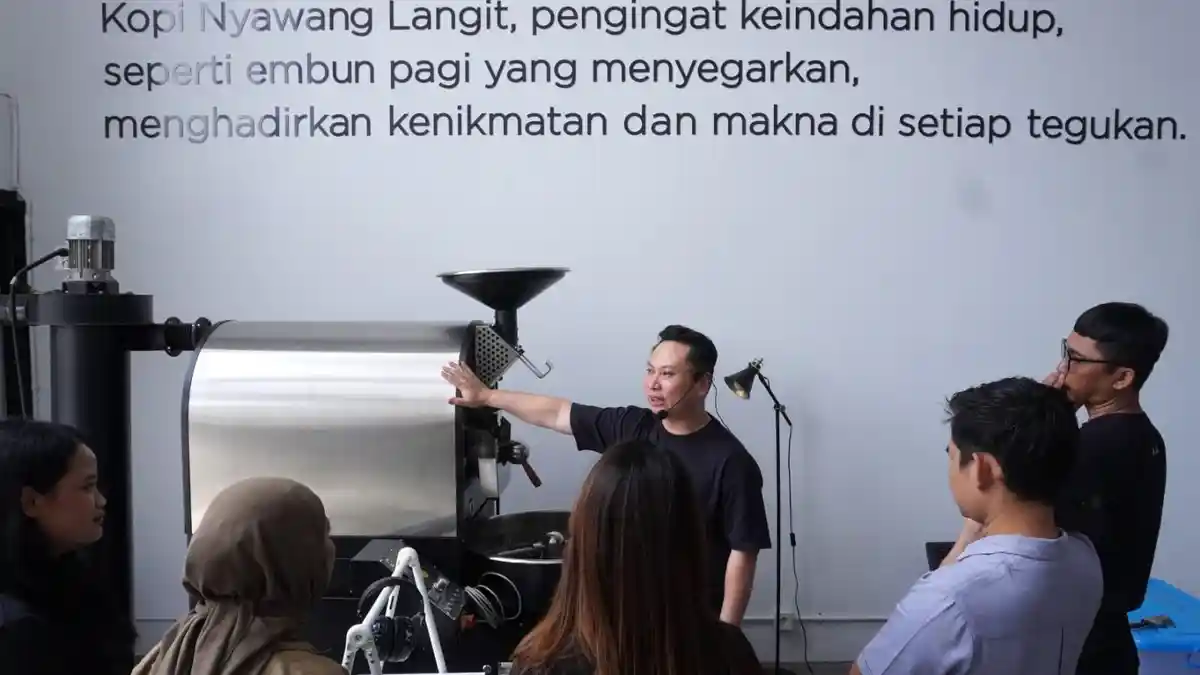 Media Talkshow dan Workshop Kopi bersama Nyawang Langit Roastery