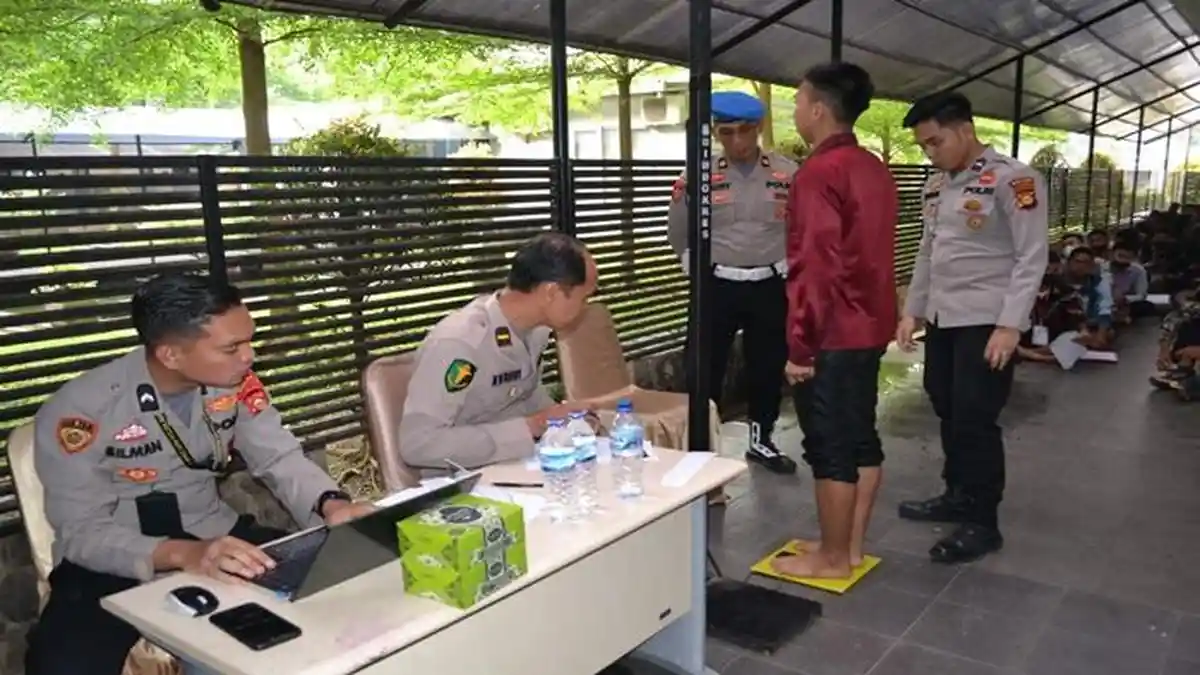 Polda Sumsel Penerimaan Tamtama Polri Gelombang I 2023