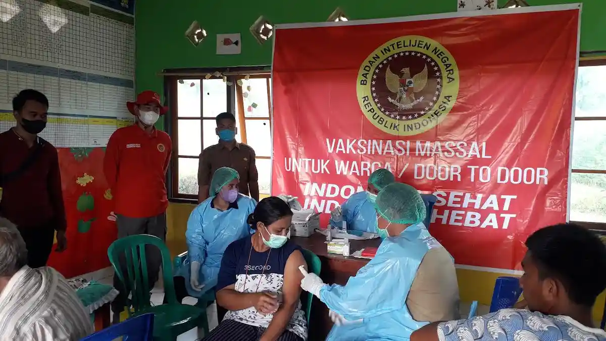 Dukung Percepatan Herd Immunity, BINDA NTT Gelar Vaksin Hingga Pelosok Sumba Timur 