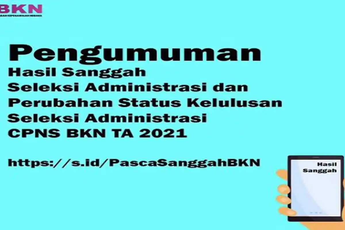 Link Cek Pengumuman Hasil Sanggah CPNS BKN 2021, Kapan Jadwal Tes SKD?