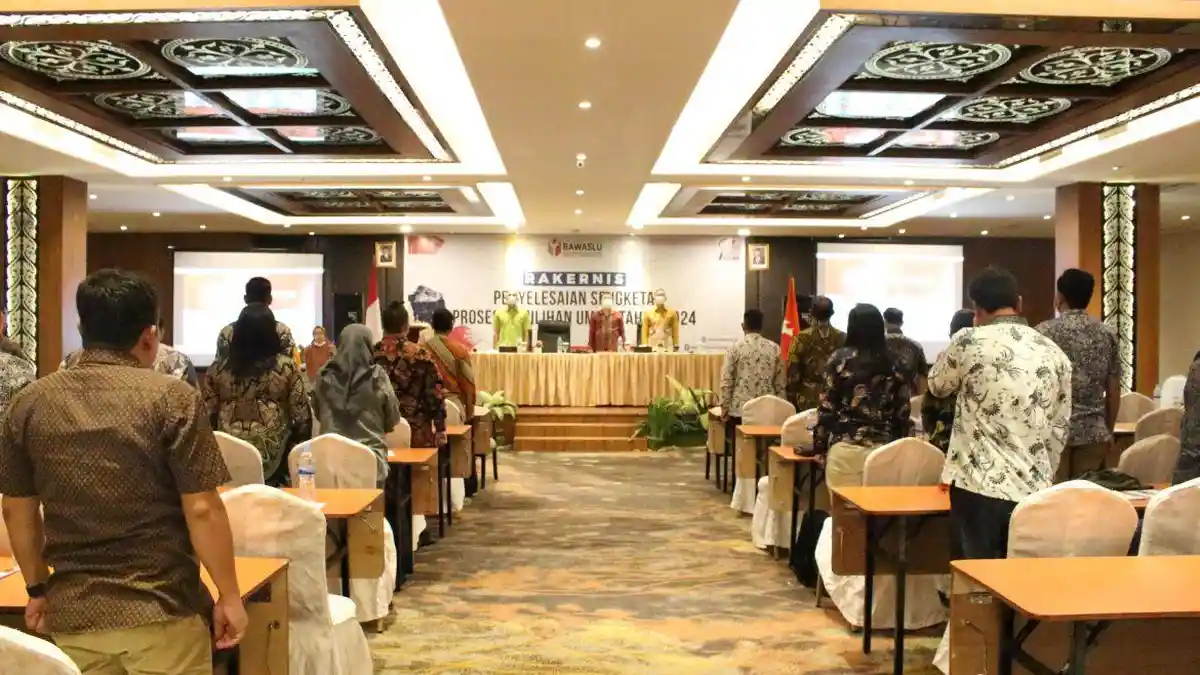 Persiapan Hadapi Sengketa Pemilu 2024, Bawaslu Sumut Gelar Rakernis Untuk Kabupaten/Kota