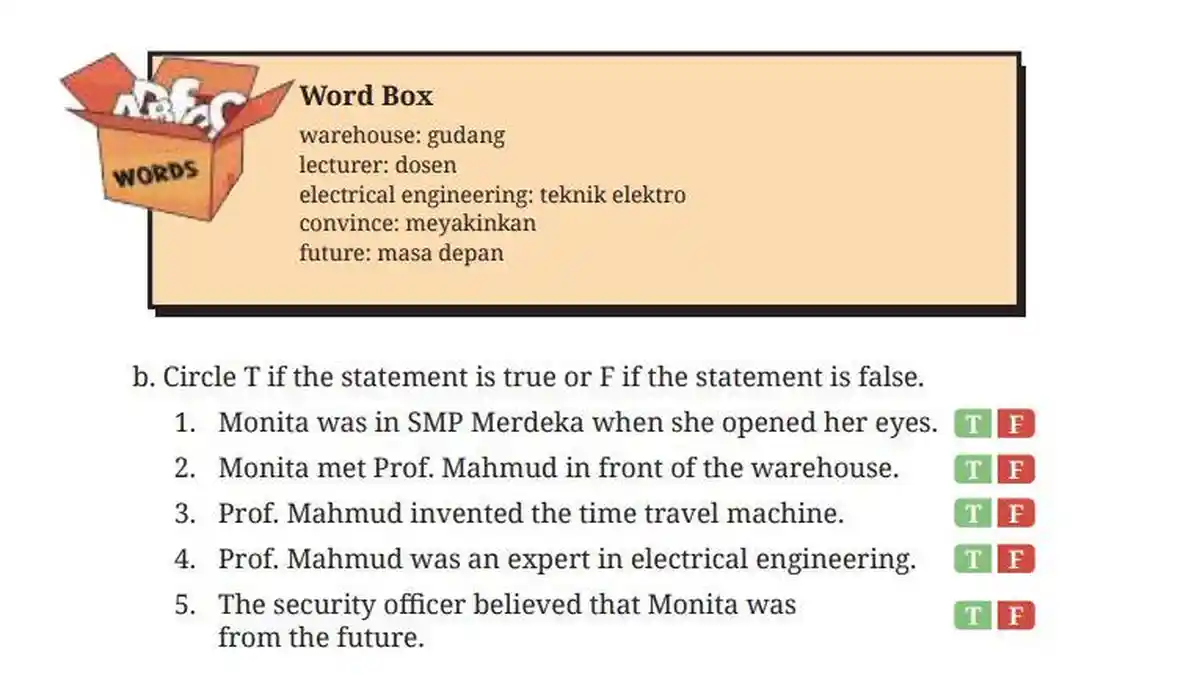 Kunci Jawaban Bahasa Inggris Kelas 9 Halaman 174 Kurikulum Merdeka: Section 3 - Reading Unit 2