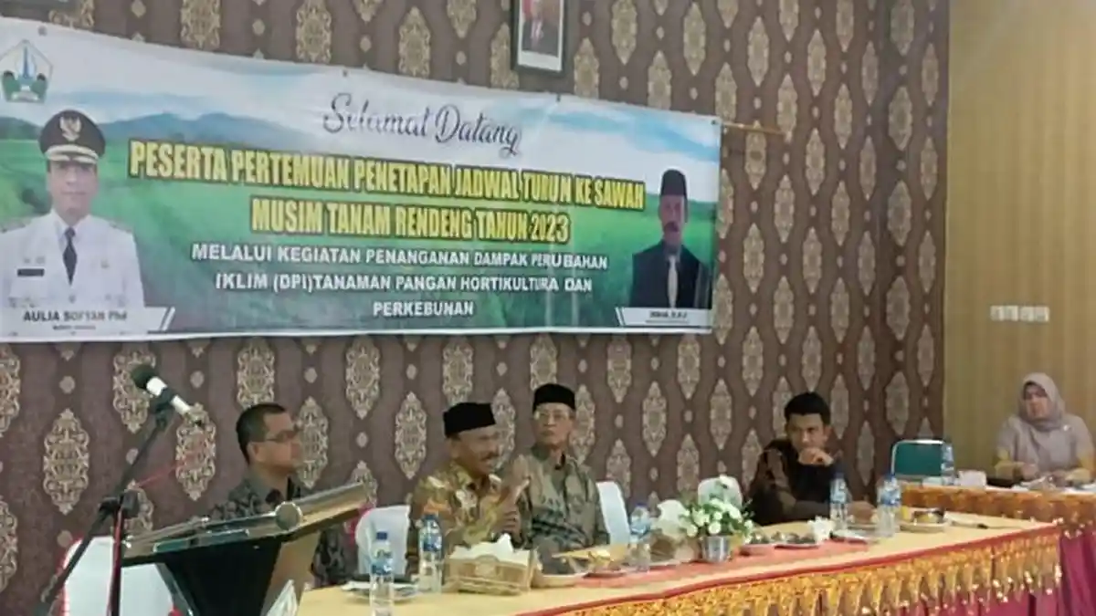 Distanbun Bireuen Tetapkan Jadwal Tanam Serentak