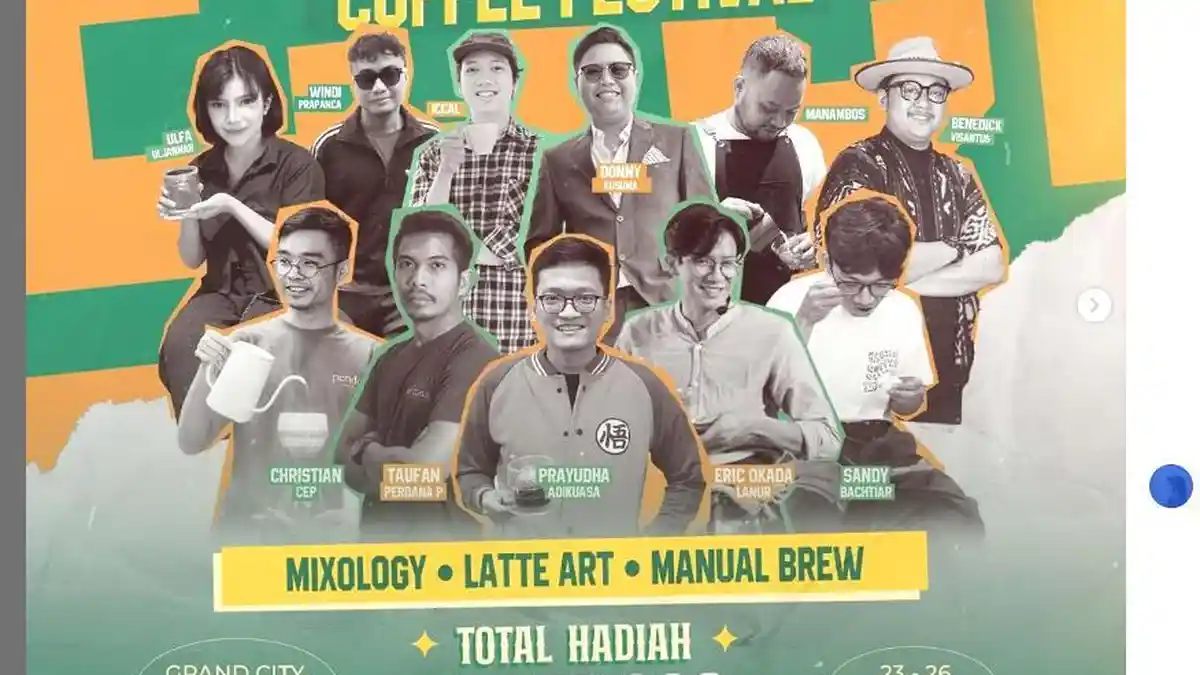 Berita Viral East Java Coffee Festival 2024 23-26 Mei 2024 di Atrium ...