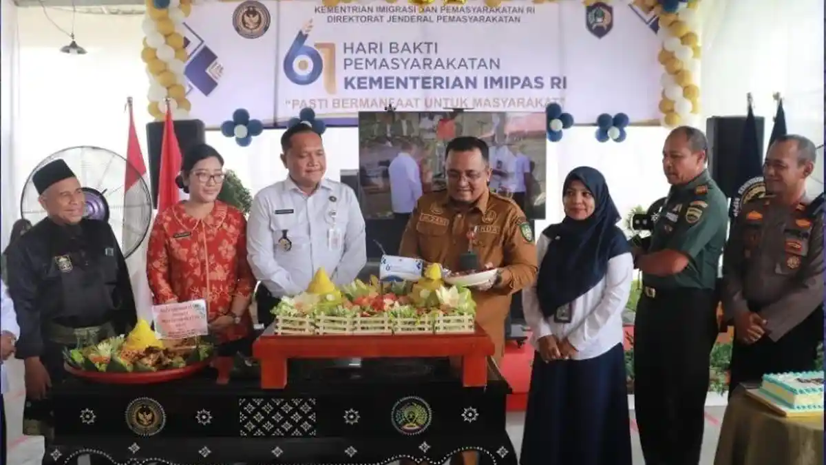 Sekda Rohul Hadiri Puncak HBP ke-61 di Lapas Pasir Pangaraian