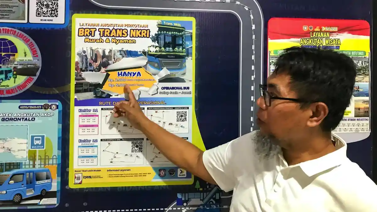 10 Unit Bus Layanan Masyarakat di Gorontalo, Tarifnya Hanya Rp 2--5 Ribu