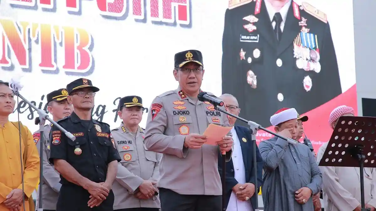 Polda NTB Gelar Parade Kirab Merah Putih dan Doa Lintas Agama, Rangkaian HUT RI Ke-77