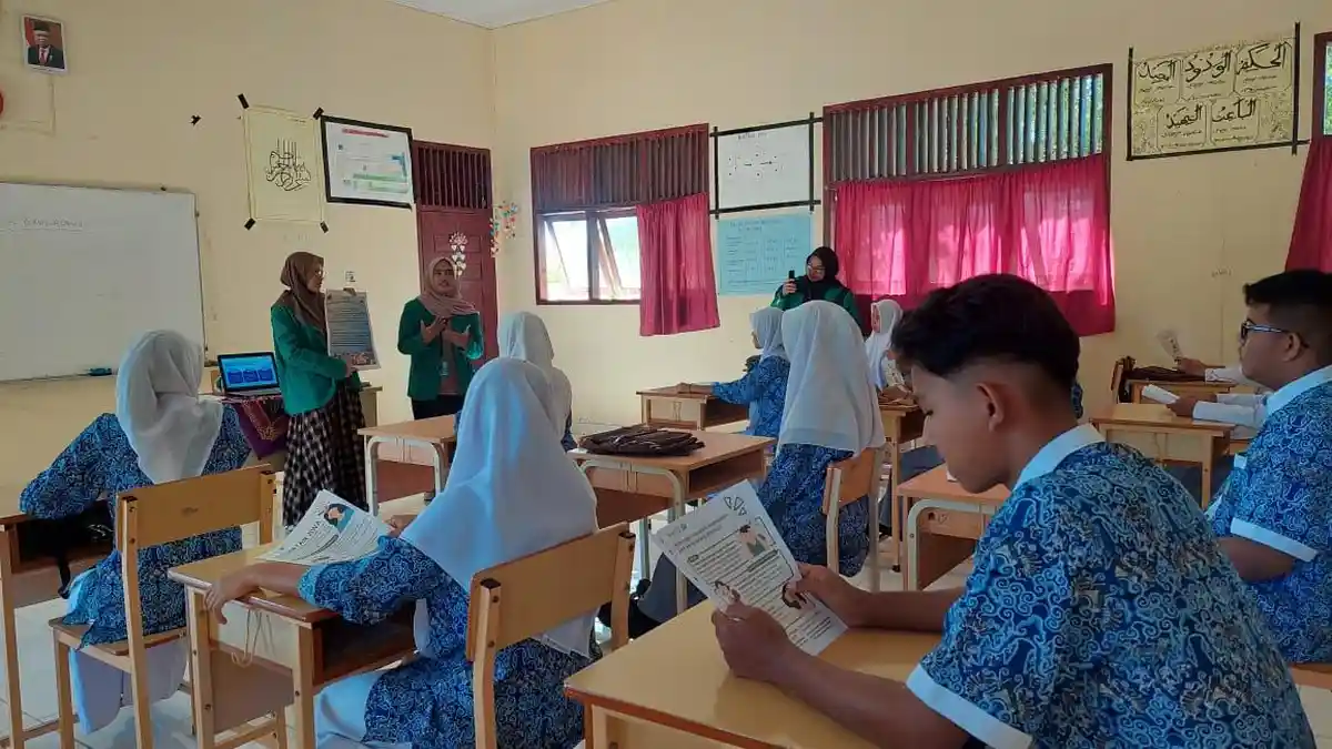 Mahasiswa USK Sosialisasi Pentingnya Kesehatan Mental Remaja di SMAN 3 Seulimeum