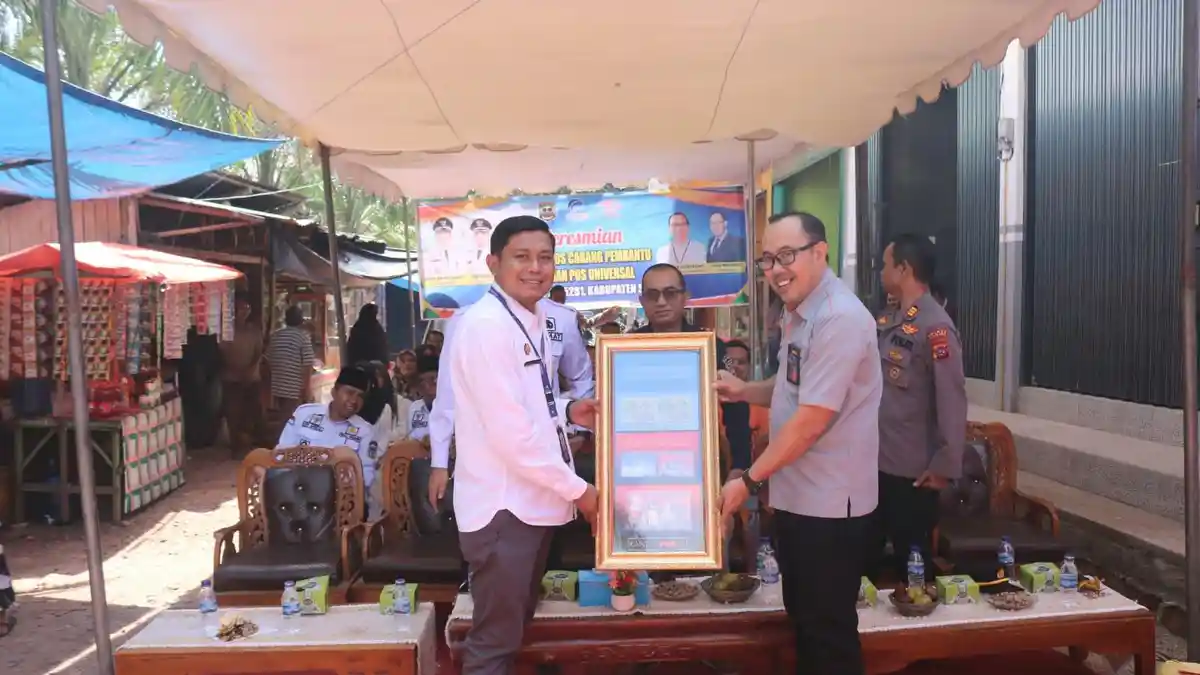 Kantor Pos Cabang Pembantu Lubuk Tarok Sijunjung Diresmikan