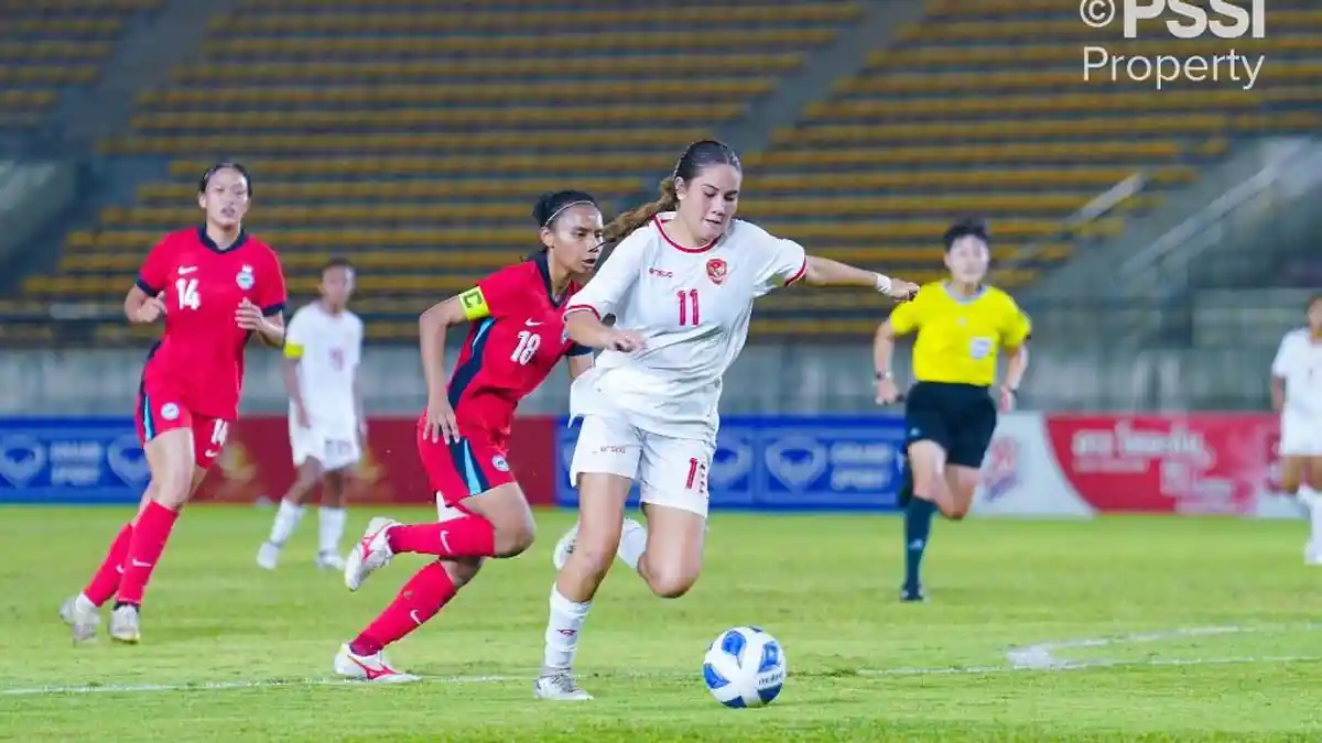 Kalahkan Singapura, Timnas Putri Indonesia ke Final Piala AFF