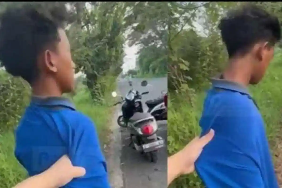 Berlagak Kebingungan, Viral Pelaku Begal Payudara Pekalongan Tertangkap Basah saat Beraksi