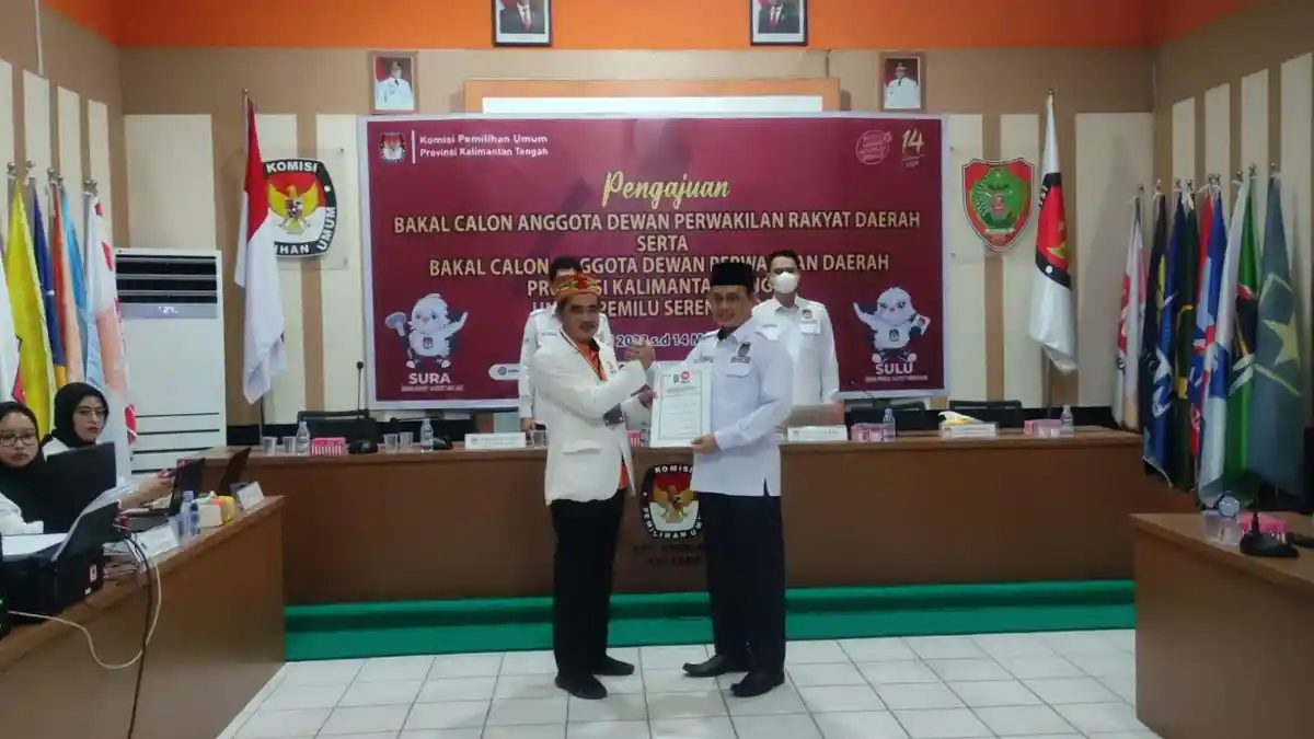 Pertama dan Serba Delapan, PKS Kalteng Daftar 45 Bacalon Anggota DPRD, Target Raih 6 Kursi