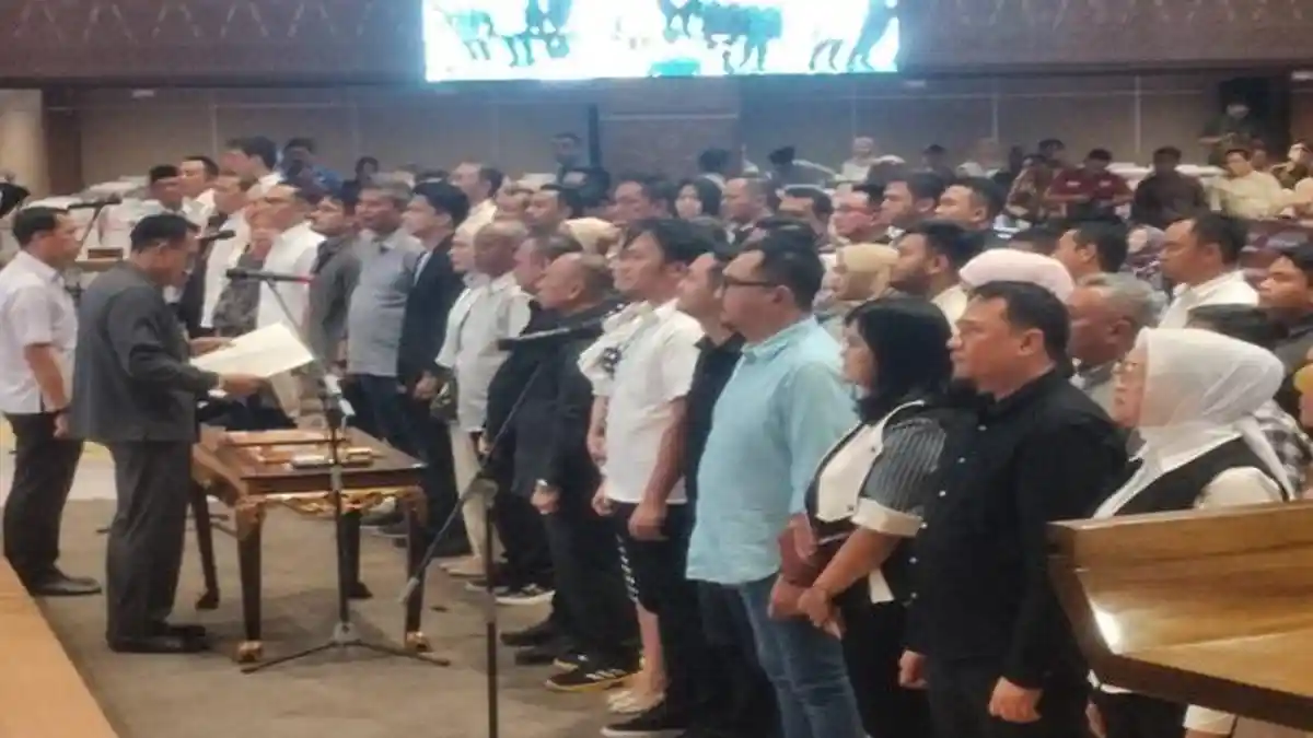 75 Anggota DPRD Sumsel Besok Dilantik, Andie dan Raden Jadi Pimpinan Dewan Sementara