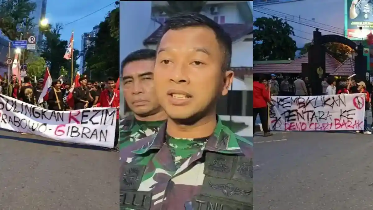 Kodim Medan Digeruduk Mahasiswa, Protes Militer Urus MBG, Minta TNI Kembali ke Barak