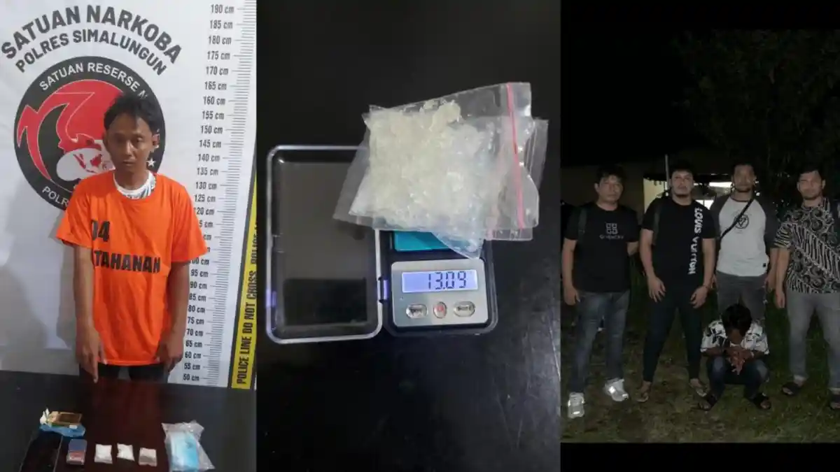 Pengedar Sabu di Jalan Nagahuta Ditangkap Satnarkoba Polres Simalungun Beserta 13,09 Gram Sabu