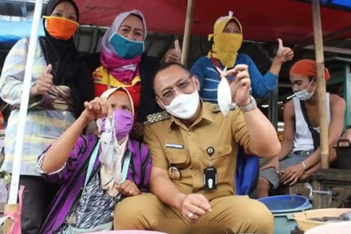 Sidak ke Pasar Kranggot Cilegon, Helldy Resah dengan Amburadulnya Penataan Pedagang