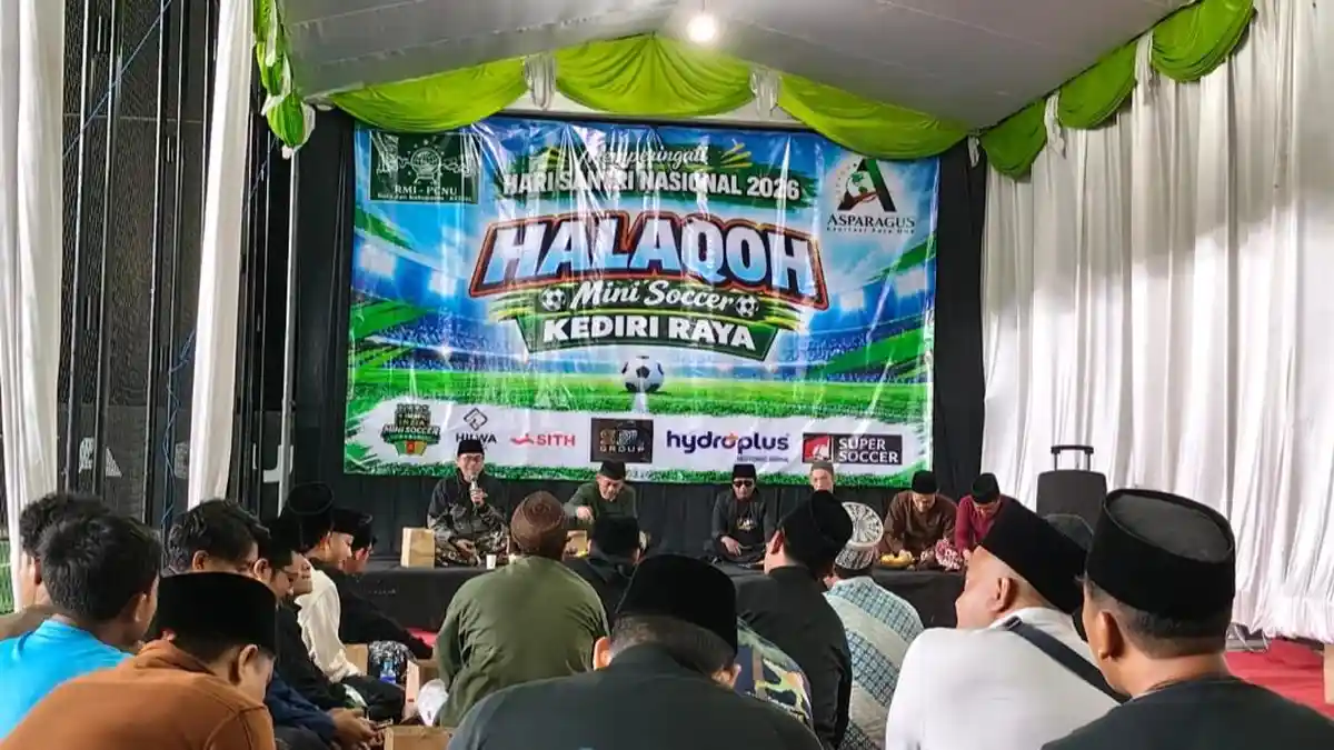 Peringati HSN 2026, Ratusan Gawagis se-Kediri Raya Perkuat Ukhuwah Lewat Halaqoh dan Mini Soccer