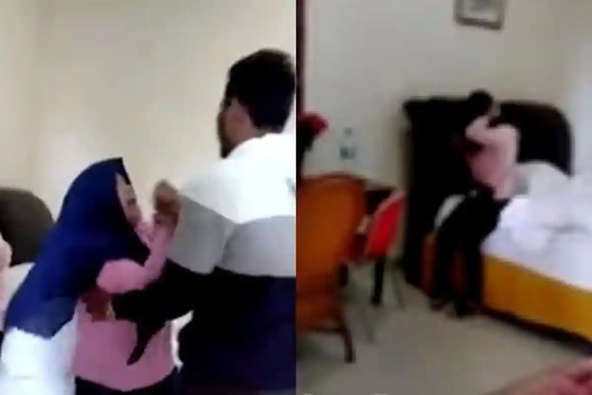 Istri Pergoki Suami Indehoi dengan Selingkuhan Berakhir Saling Jambak