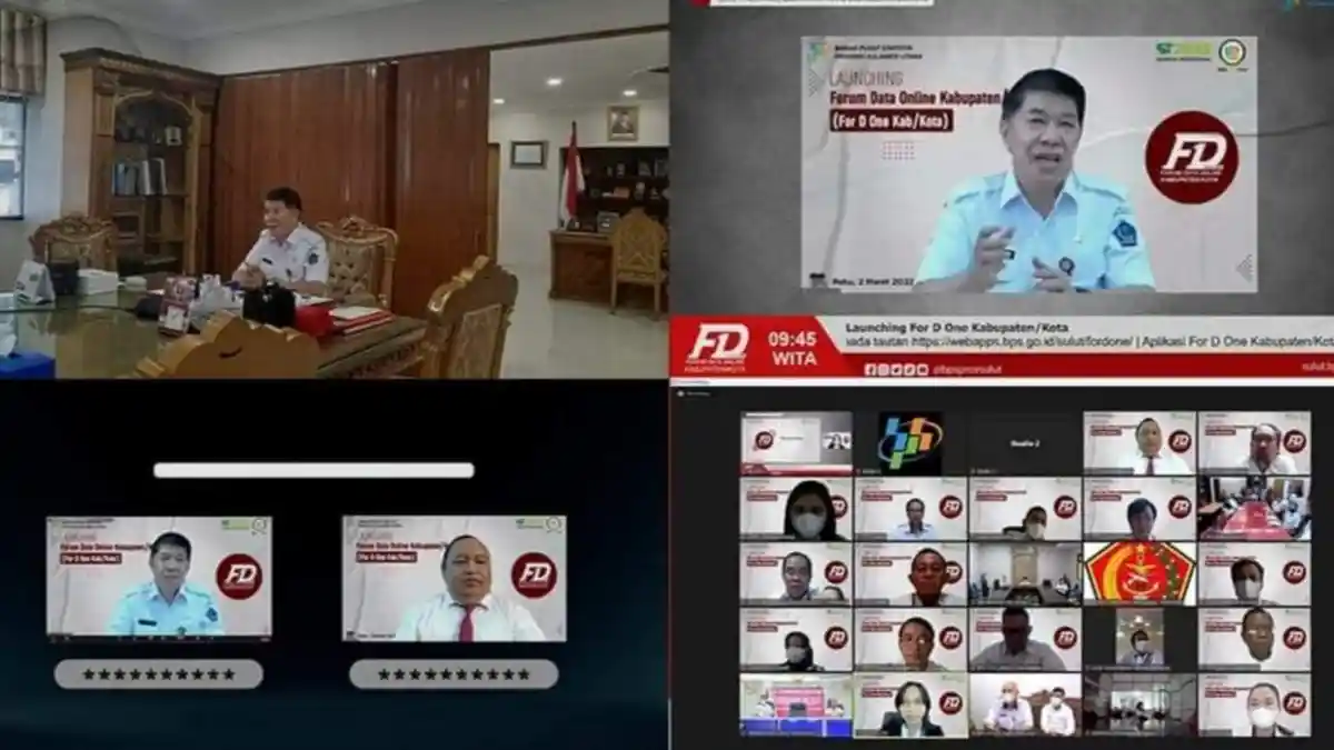 Provinsi Sulut Akhirnya Punya Aplikasi For D One, Portal Satu Data Bumi Nyiur Melambai