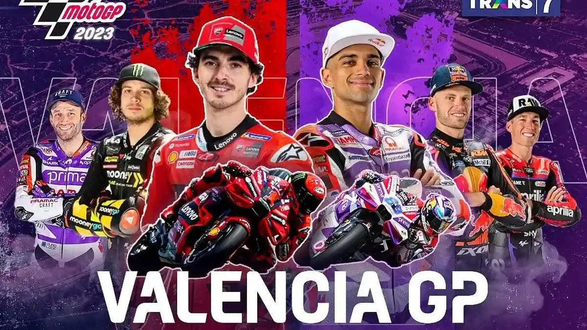 TV Online Trans 7 MotoGP Valencia, Skenario Francesco Bagnaia Juara di Klasemen MotoGP 2023