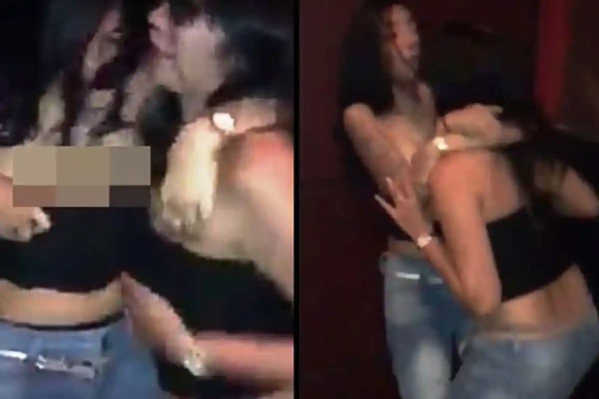 Diduga Rebutan Pria, Video Dua Perempuan Tengkar Ini Bikin Netizen Khawatir Sama Kemben Hitamnya