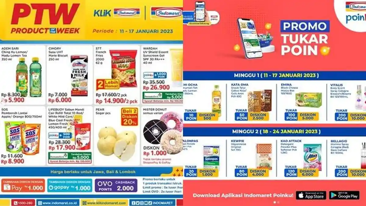 Bayar Pakai GoPay Ada Tambahan Diskon 1.000, Cek Promo Indomaret Hari ini Jumat 13 Januari 2023