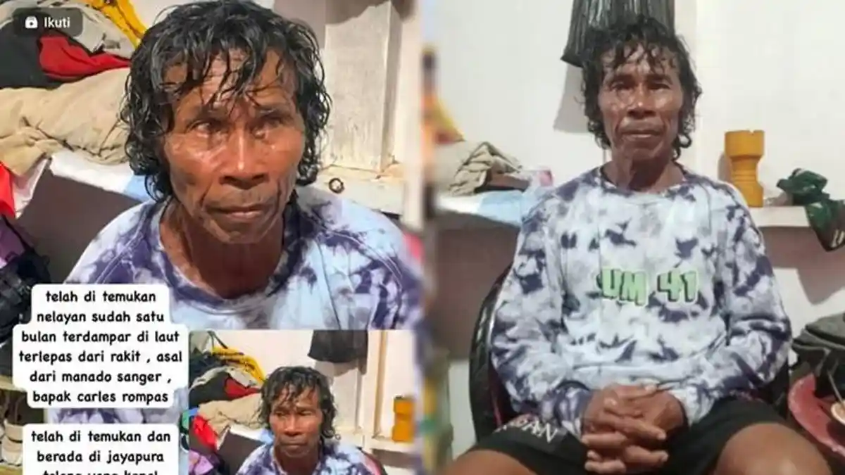 Sosok Carles Rompas, Nelayan Rumpon yang Hanyut di Laut Samudera ...
