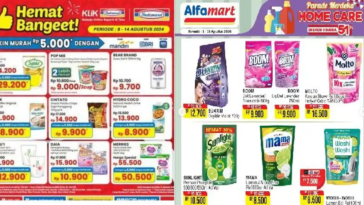 Promo Indomaret dan Alfamart Hari ini 13 Agustus 2024 Ada Minyak Goreng Murah, Cek Katalog Lengkap