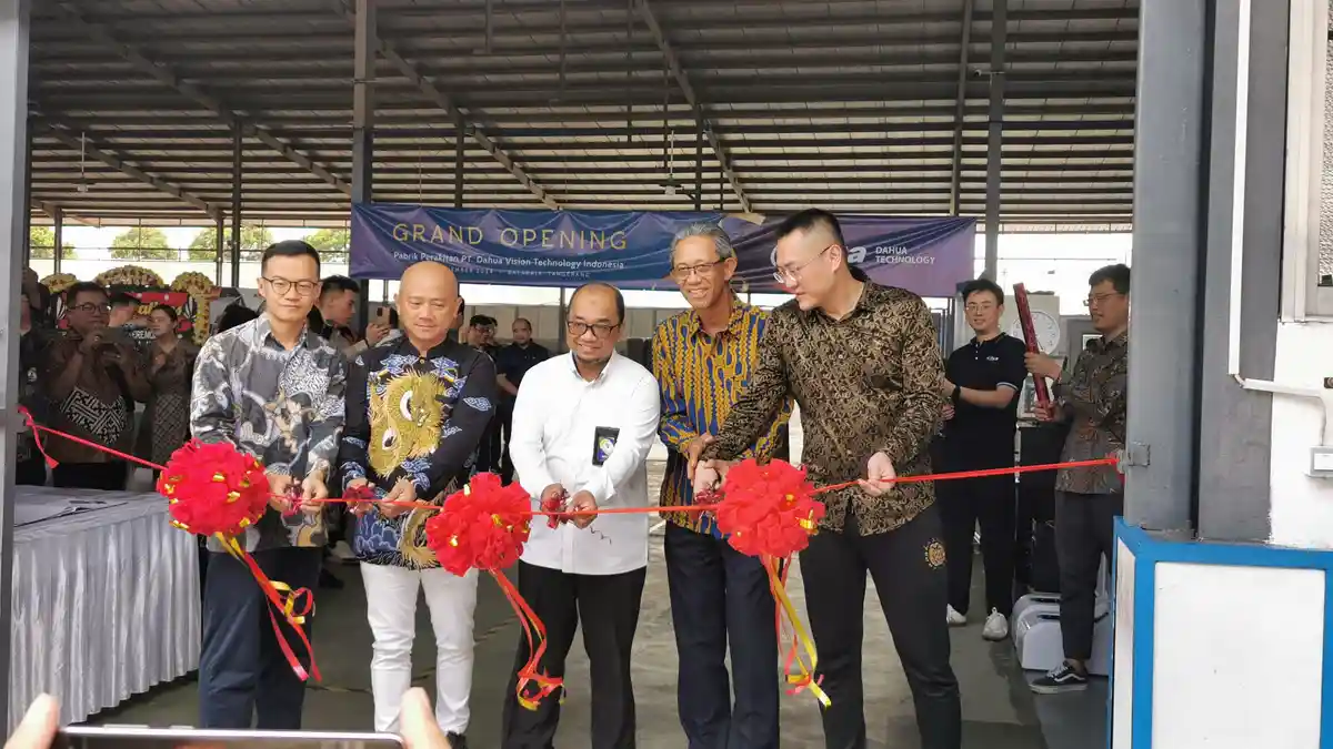 Sinergi Dahua Technology Indonesia dan PT Yifang CME Resmi Buka Pabrik Baru di Tangerang