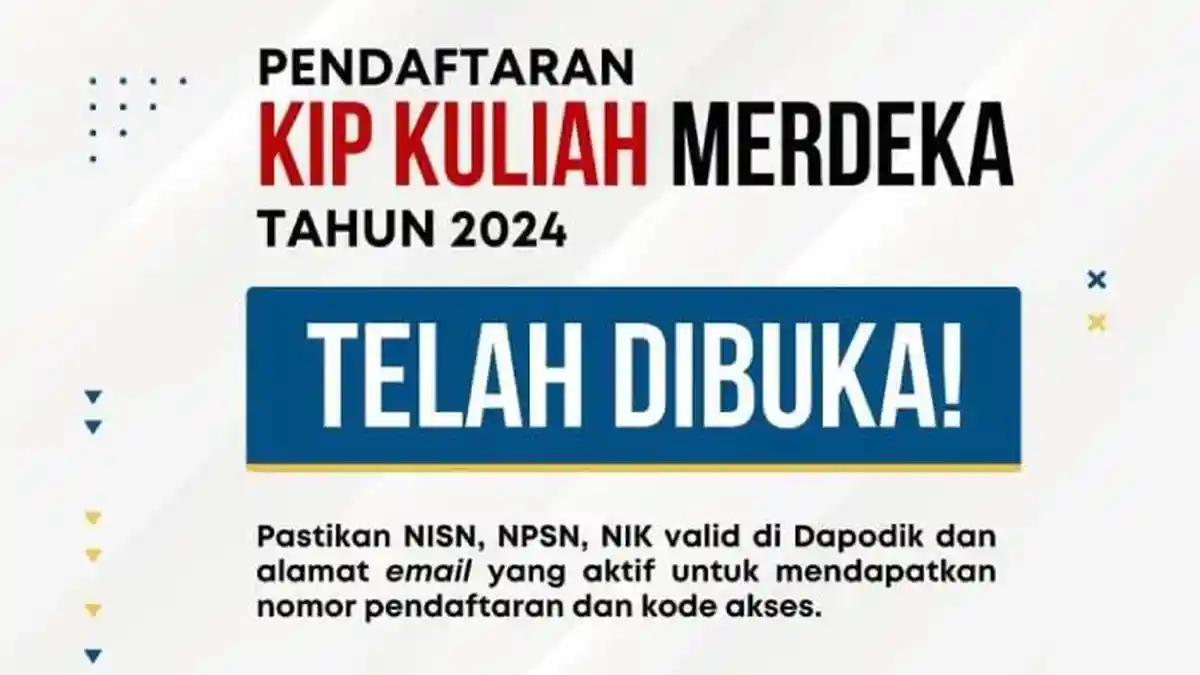 Link Login kip-kuliah.kemdikbud.go.id Lengkap Cara Daftar KIP Kuliah 2024 dan Syaratnya