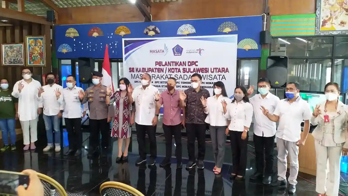 Tingkatkan Potensi Wisata di Sulut, MASATA Sulut Bentuk Enam Dewan Pengurus Cabang