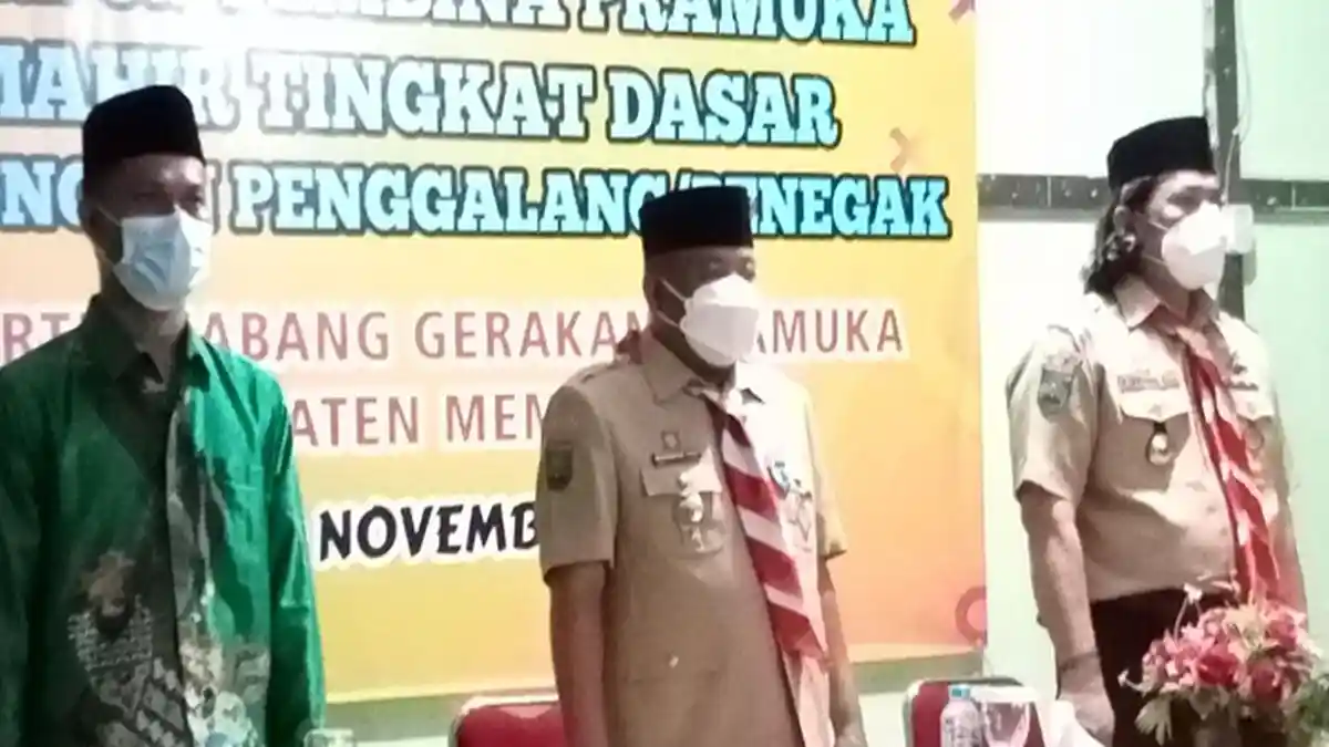 Wabup Mempawah Buka Secara Resmi Kursus Pembina Pramuka Mahir Tingkat Dasar