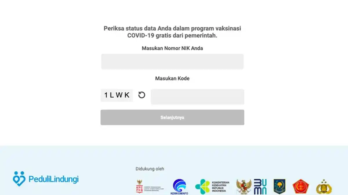 Berikut Cara Untuk Cek Status Penerima Vaksin Covid-19 via pedulilindungi.id