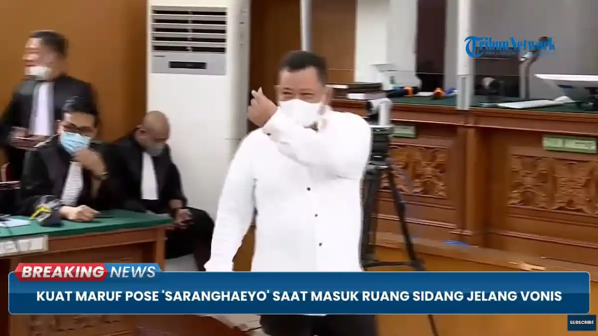 Kuat Maruf Acungkan Simbol Saranghaeyo Saat Sidang Vonis, Kamaruddin: Banyak Bercanda