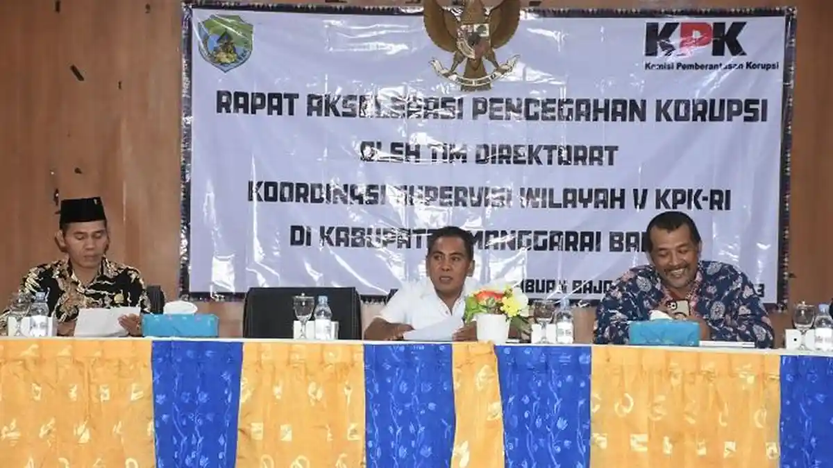 KPK Soroti PAD Rendah dan Ketergantungan Manggarai Barat pada Dana Pusat