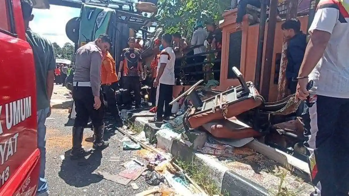 Identitas 12 Korban Tewas Akibat Kecelakaan Maut Bus ALS di Padang Panjang, Ada Anak-anak