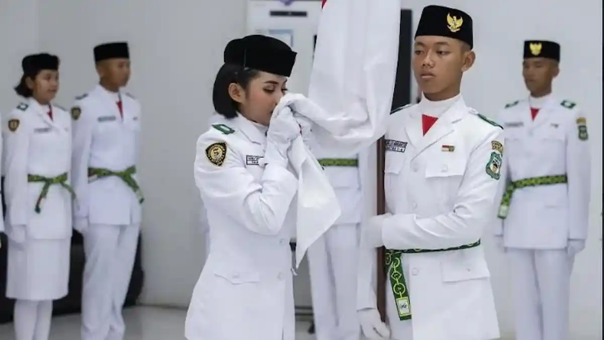 60 Paskibraka Kota Siantar Dikukuhkan, Bertugas pada HUT 79 Indonesia, Ini Nama dan Asal Sekolahnya