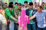 HRD Tiba di Lokasi Muscab PKB Abdya Disambut Tarian Ranup Lampuan dan Rapai Geleng Bujang Juara 