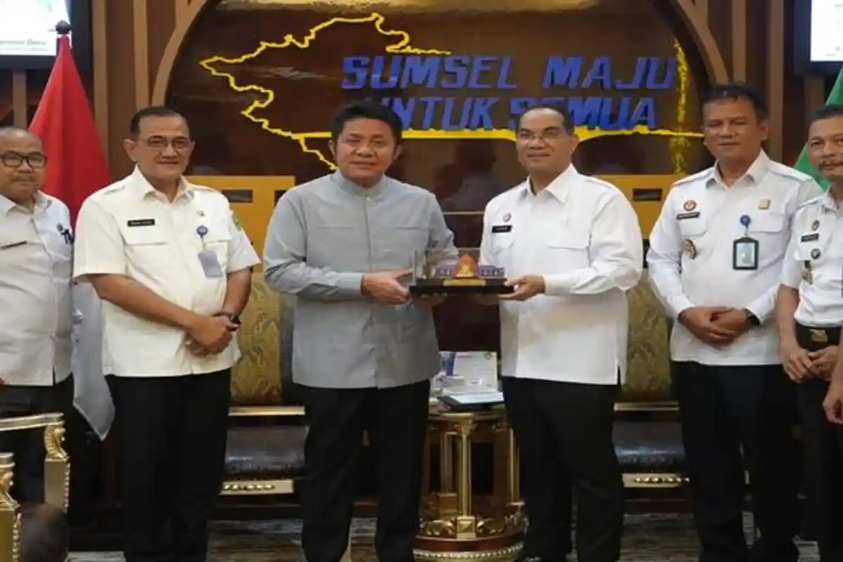 Kakanwil Kemenkumham Sumsel Audiensi Dengan Gubernur Sumsel, Ini Pesan Herman Deru