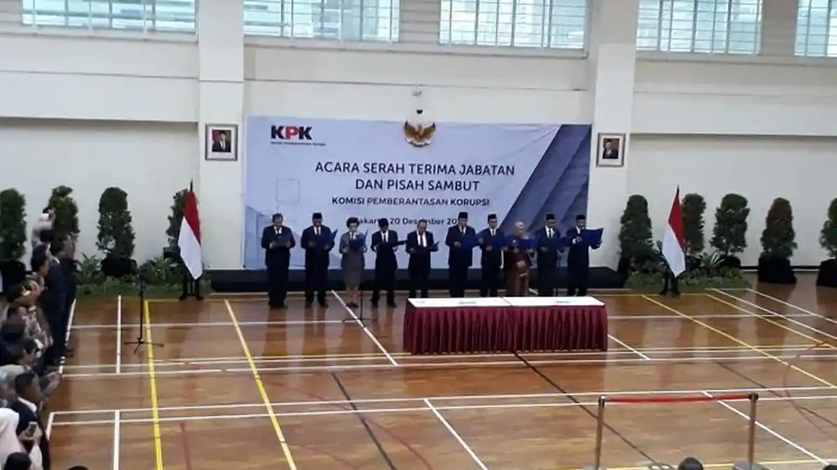 Jenderal Polisi Hingga Menteri Hadiri Serah Terima Jabatan dan Pisah Sambut Pimpinan KPK