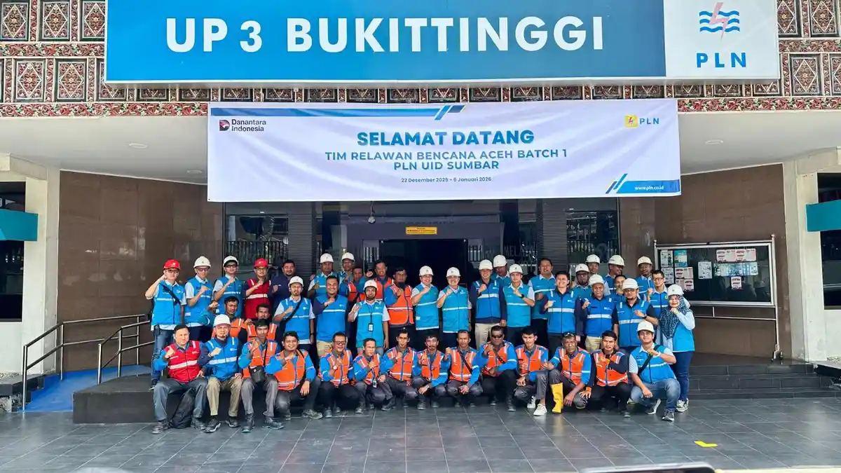 Tim Relawan PLN UID Sumbar Rampungkan Tugas di Aceh, Pemulihan Listrik Pascabanjir Berjalan