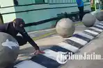 Potret Unik 'Taman Corona' di Magetan, Ada Bola-bola Beton Terpajang, Begini Kisah di Baliknya