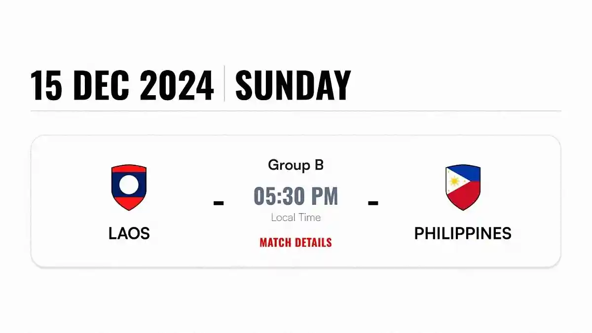 LINK Live Streaming GRATIS Laos vs Filipina Piala AFF 2024 Sore Ini Pukul 17:30 WIB RCTI Vision+