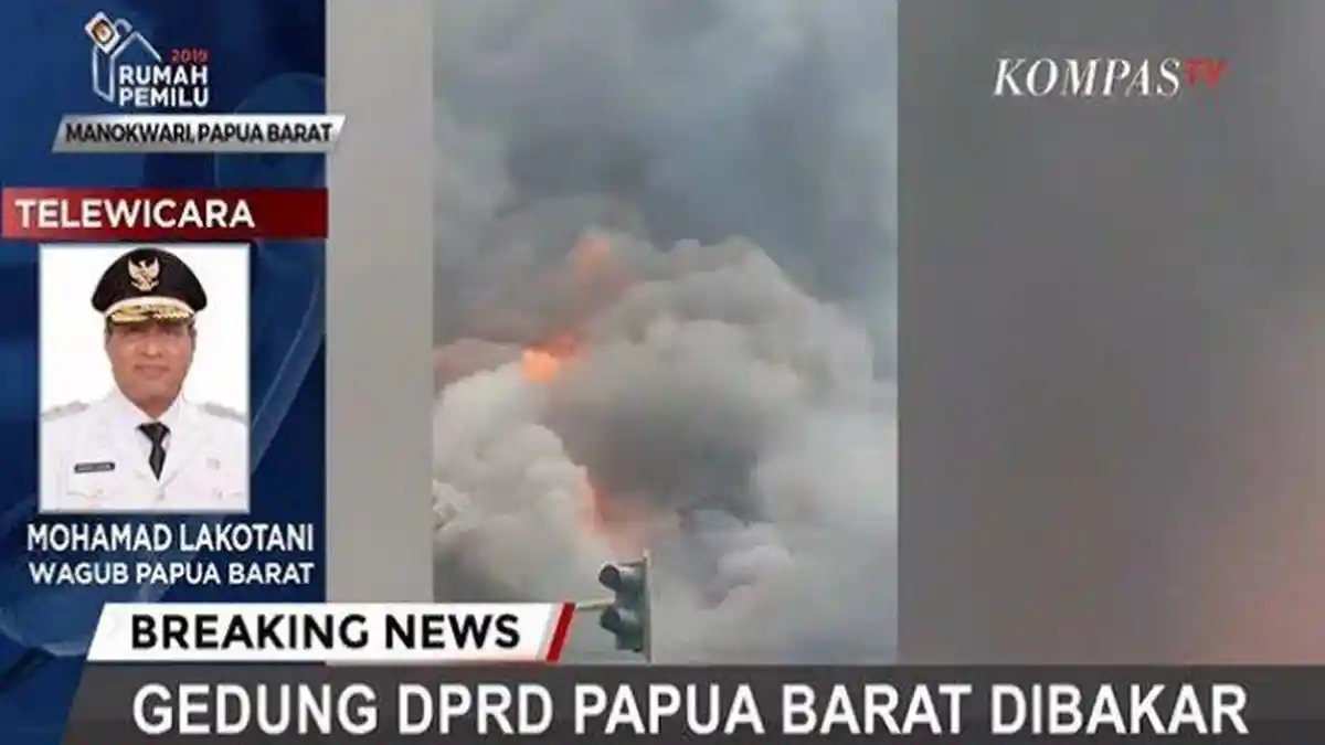 UPDATE Manokwari Rusuh: Gedung DPRD Dibakar hingga Lumpuh Total, Wagub Turun Tangan